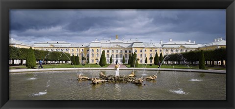 Framed Peterhof Grand Palace, St. Petersburg, Russia Print
