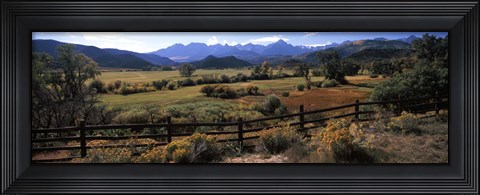 Framed State Highway 62, Ridgway, Colorado Print