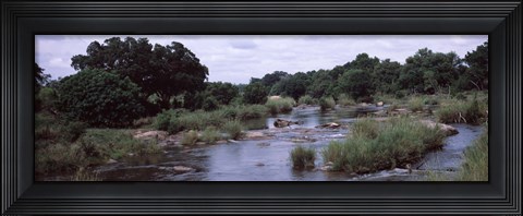 Framed Sabie River, Kruger National Park, South Africa Print