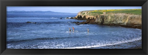 Framed Santa Cruz Island, Santa Barbara County, California Print