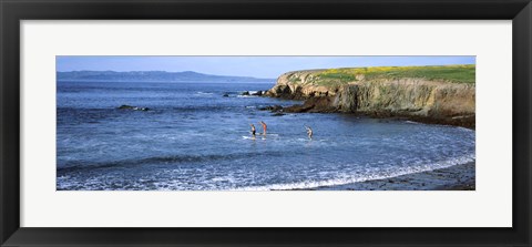 Framed Santa Cruz Island, Santa Barbara County, California Print