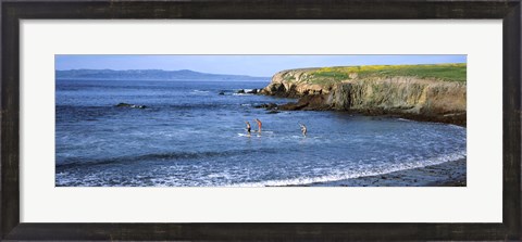 Framed Santa Cruz Island, Santa Barbara County, California Print