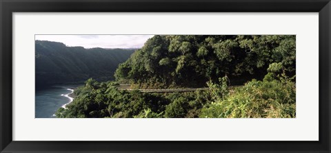 Framed Hana Highway, Maui, Hawaii Print