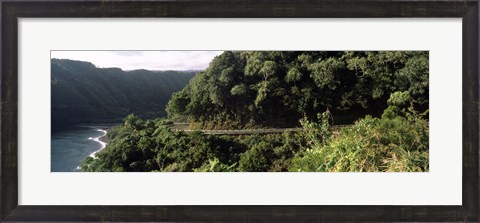 Framed Hana Highway, Maui, Hawaii Print