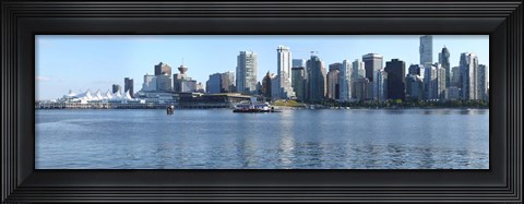 Framed Skyscrapers at the waterfront, Canada Place, Vancouver, British Columbia, Canada 2011 Print