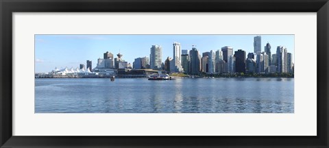 Framed Skyscrapers at the waterfront, Canada Place, Vancouver, British Columbia, Canada 2011 Print