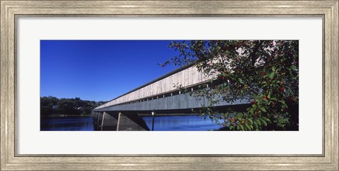 Framed Hartland Bridge, New Brunswick, Canada Print