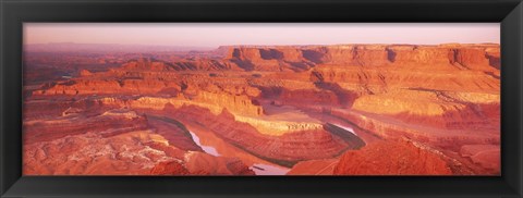 Framed Dead Horse Point at sunrise in Dead Horse Point State Park, Utah, USA Print