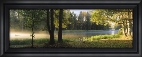 Framed Dal River, Sweden Print