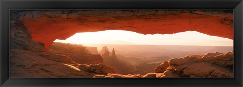 Framed Sunrise through Mesa Arch in Canyonlands National Park, Utah, USA Print