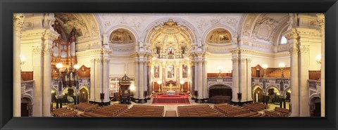 Framed Interiors of a cathedral, Berlin Cathedral, Berlin, Germany Print