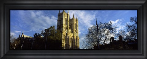 Framed Low angle view of an abbey, Westminster Abbey, City of Westminster, London, England Print