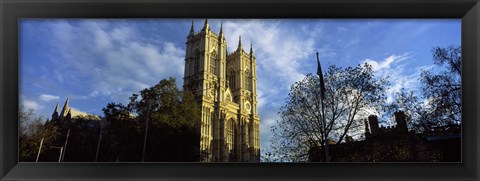 Framed Low angle view of an abbey, Westminster Abbey, City of Westminster, London, England Print