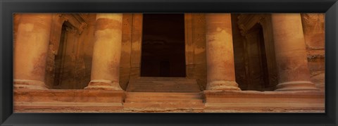 Framed Doorway to the Treasury, Wadi Musa, Petra, Jordan Print