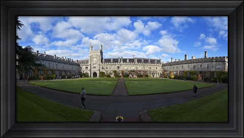 Framed Quadrangle in University College Cork, aka UCC,Cork City, Ireland Print