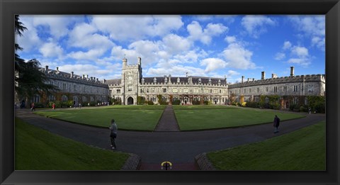 Framed Quadrangle in University College Cork, aka UCC,Cork City, Ireland Print