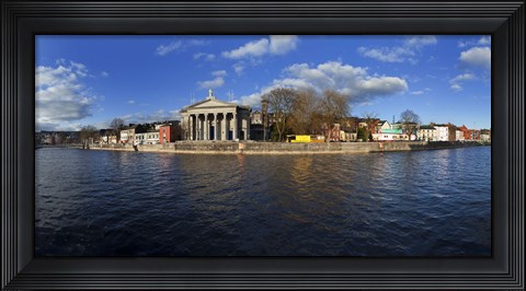Framed St Mary&#39;s Church beside the River Lee, Cork City, Ireland Print