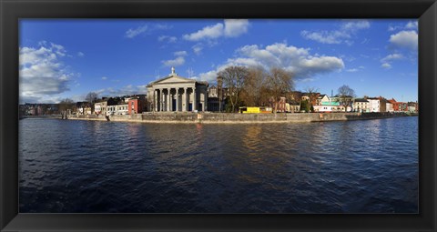 Framed St Mary&#39;s Church beside the River Lee, Cork City, Ireland Print