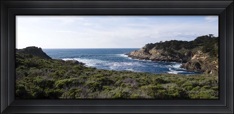 Framed Coastline, Point Lobos State Reserve, Carmel, California Print