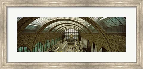 Framed Interiors of a museum, Musee d&#39;Orsay, Paris, Ile-de-France, France Print