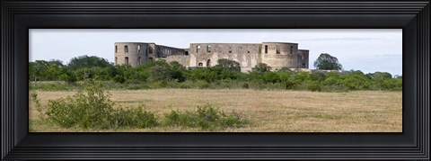 Framed Ruins of a castle, Borgholm Castle, Borgholm, Oland, Sweden Print