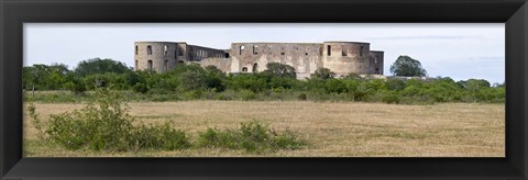 Framed Ruins of a castle, Borgholm Castle, Borgholm, Oland, Sweden Print