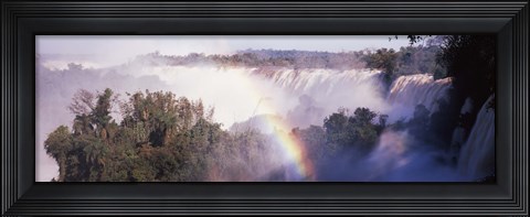 Framed Iguacu Falls, Argentina-Brazil Border Print