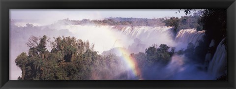 Framed Iguacu Falls, Argentina-Brazil Border Print