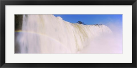 Framed Floodwaters at Iguacu Falls, Brazil Print