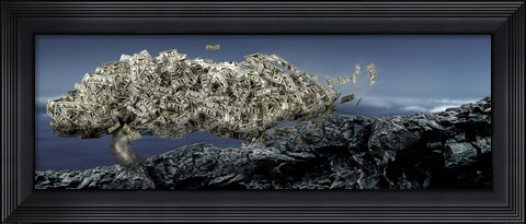 Framed Money tree Print