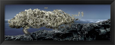 Framed Money tree Print