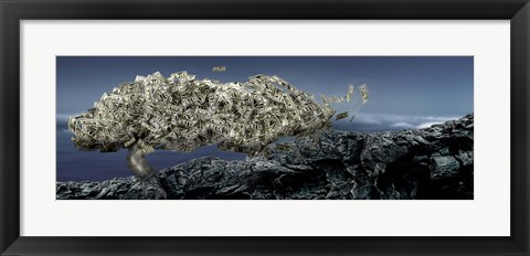 Framed Money tree Print