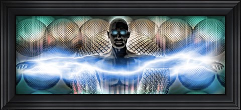 Framed Digital man Print
