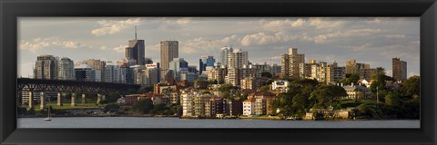 Framed Sydney Harbor, Sydney, New South Wales, Australia Print