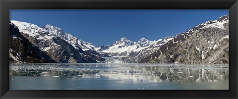 Framed Johns Hopkins Glacier in Glacier Bay National Park, Alaska, USA Print