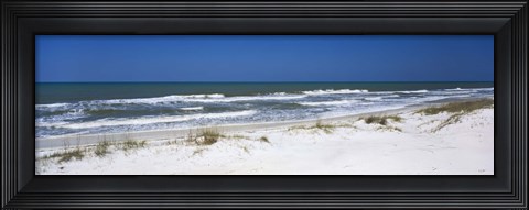 Framed Surf on the beach, St. Joseph Peninsula State Park, Florida, USA Print