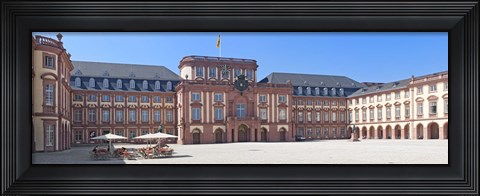 Framed Facade of the palace, Mannheim Palace, Mannheim, Baden-Wurttemberg, Germany Print