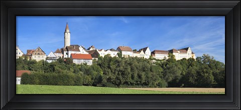 Framed Buildings in a town, Kirchberg an der Jagst, Schwabisch Hall, Baden-Wurttemberg, Germany Print