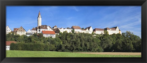 Framed Buildings in a town, Kirchberg an der Jagst, Schwabisch Hall, Baden-Wurttemberg, Germany Print