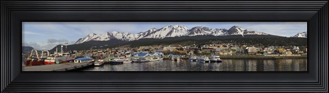 Framed Tierra Del Fuego, Patagonia, Argentina Print