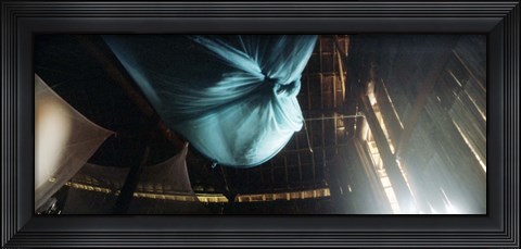 Framed Mosquito net in a bungalow, Chiang Mai Province, Thailand Print