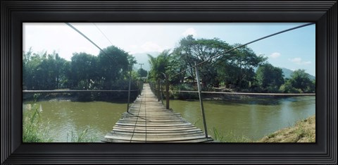 Framed River in Chiang Mai Province, Thailand Print