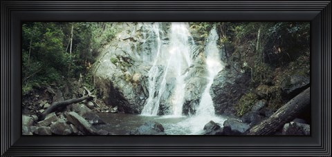 Framed Waterfall in a forest, Chiang Mai, Thailand Print