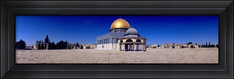 Framed Dome of The Rock, Temple Mount, Jerusalem, Israel Print