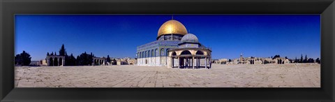 Framed Dome of The Rock, Temple Mount, Jerusalem, Israel Print