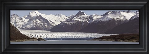 Framed Moreno Glacier, Argentino Lake, Argentine Glaciers National Park, Santa Cruz Province, Patagonia, Argentina Print