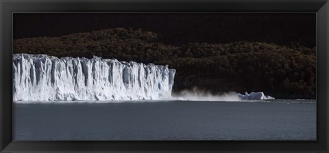 Framed Glaciers in a lake, Moreno Glacier, Argentino Lake, Argentine Glaciers National Park, Santa Cruz Province, Patagonia, Argentina Print