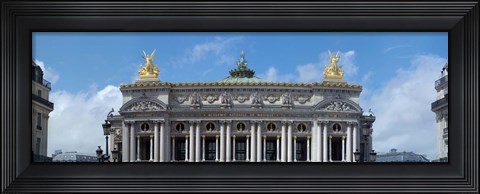 Framed Low angle view of an opera house, Opera Garnier, Paris, Ile-de-France, France Print