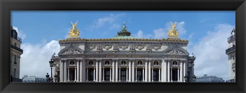 Framed Low angle view of an opera house, Opera Garnier, Paris, Ile-de-France, France Print