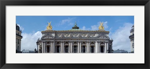 Framed Low angle view of an opera house, Opera Garnier, Paris, Ile-de-France, France Print